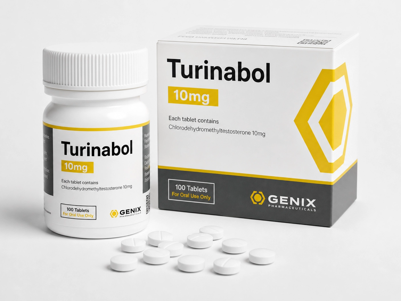 Turinabol, 10 मि.ग्रा. · 100 टैबलेट, मौखिक टैबलेट — CIT Biotechnology